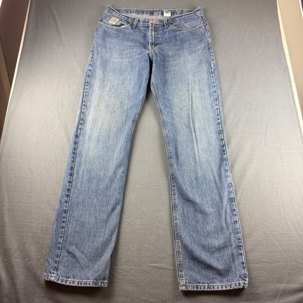 Cinch White Label Jeans Men's 35x38 (Fits 37x37) Blue Western Cowboy Rodeo Boot